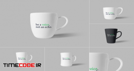 رایگان موکاب لوگو روی لیوان